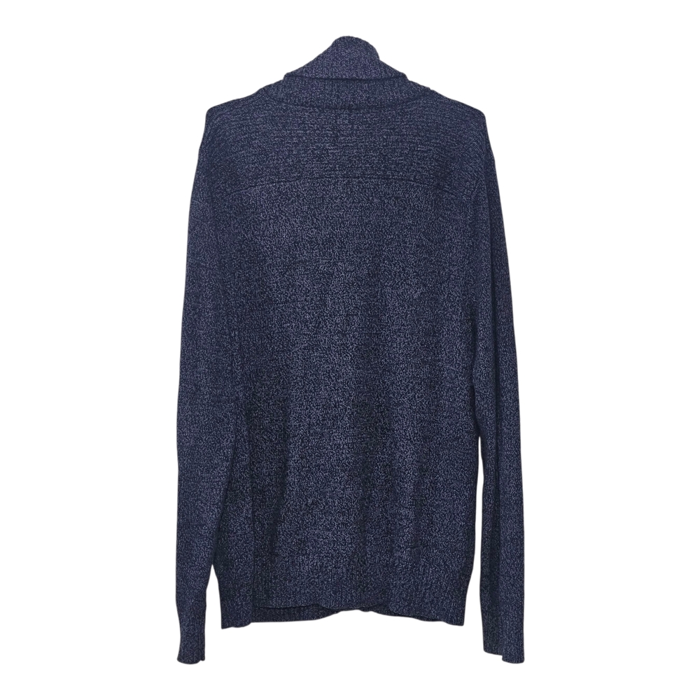 Express Men's Navy Cardigan Sweater - Picture 3 of 9